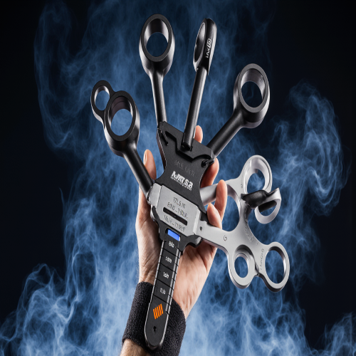 Metal-Hook Grip Strength Trainer – Adjustable Hand & Forearm Exercise Tool